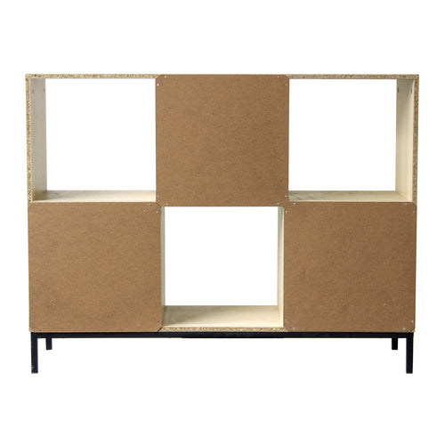 Calicosy - Opbergplank met 6 vakken - 29.8x93.5x72.6 cm