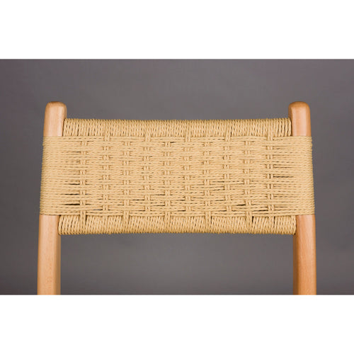 Dutchbone Cecile Eetkamerstoelen Hout Naturel - Set van 2
