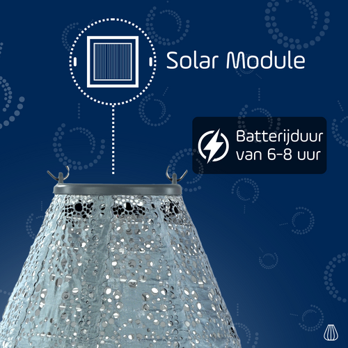 Lumiz solar lampion - tulip set - 3 stuks - vtwonen shop