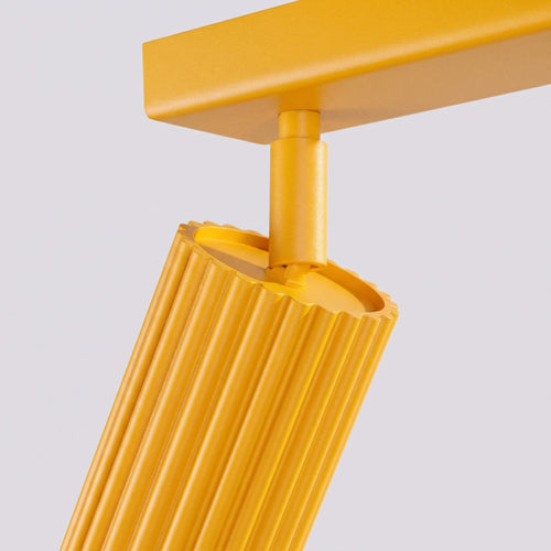 Sollux Lighting Plafondlamp KARBON 2 geel - 30x6,5x16,5cm