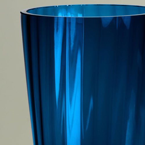 Sia Deco Vaas Decoratief - blauw - glas - H32 - vtwonen shop