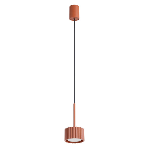 Sollux Lighting Hanglamp AURA 1 rode oker Gx53 - 10x10x125cm