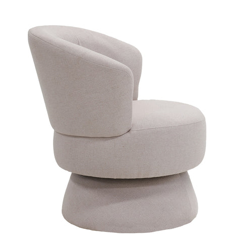 Giga Meubel Fauteuil Moïse - Stof/Metaal - Beige