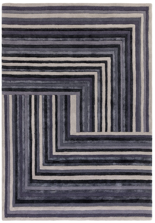 Vloerkleed MOMO Rugs Matrix Network Indigo 120x170 cm - vtwonen shop