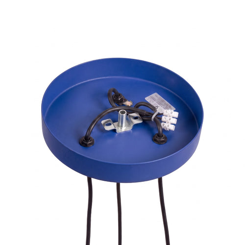 Sollux Lighting Hanglamp RAYO 3P ultramarijn - 20x20x108cm