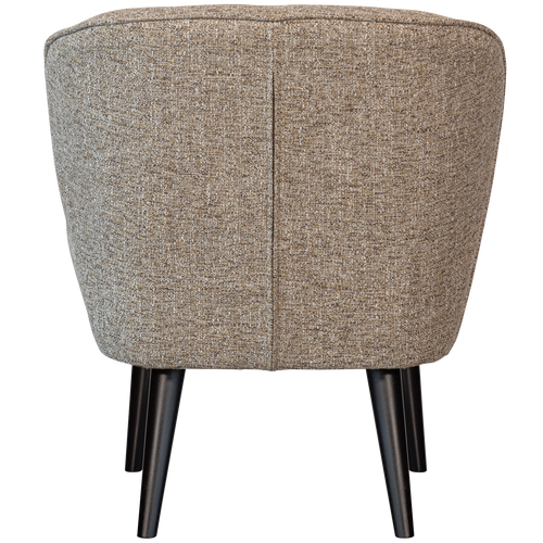 WOOOD fauteuil Sara - Polyester - Naturel - 71x59x70 - vtwonen shop