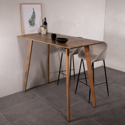 Giga Meubel Bartafel Oslo - Naturel Mangohout - 140x70x110cm