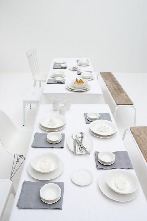 vtwonen - Borden - Wit - 25,5 cm - Set van 6
