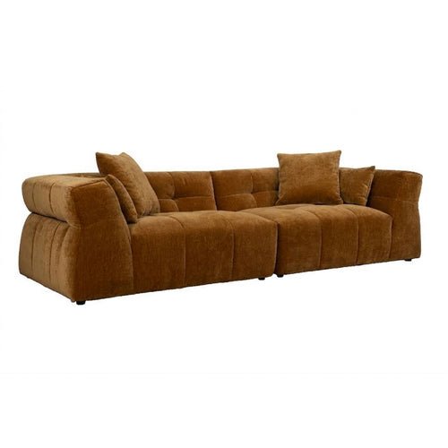 Dutchbone Hodge 4,5-Zitsbank Okergeel