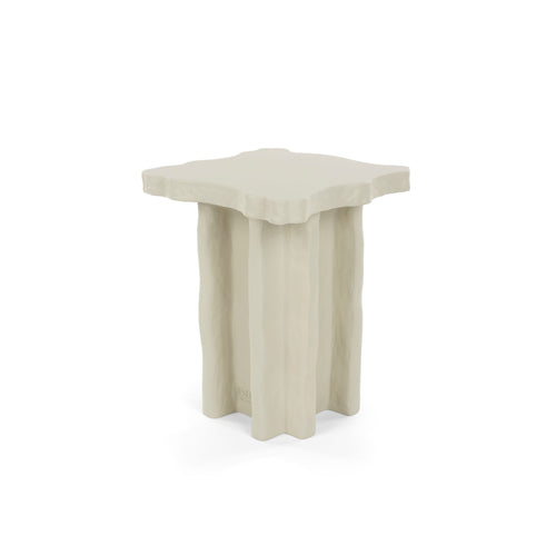 Bold Monkey Born To Be Alive Bijzettafel Vierkant 41x41 cm Beige - vtwonen shop