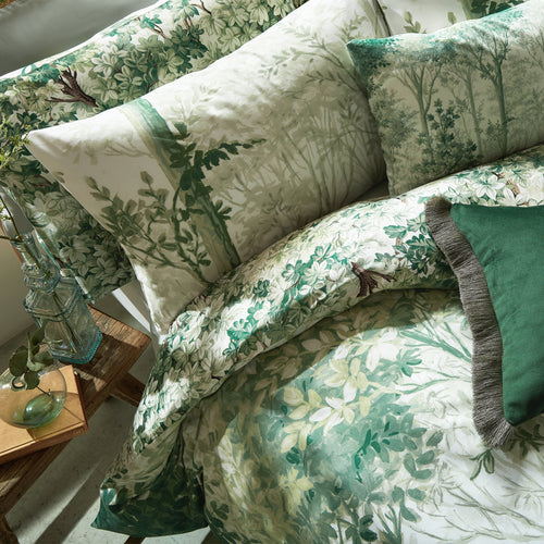 Graham & Brown Dekbedovertrek lits-jumeaux incl. 2 kussenslopen Coppice Forest 230cm x 220cm - vtwonen shop