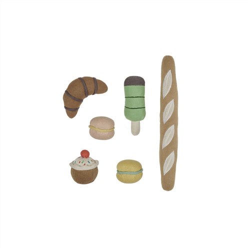 OYOY Speelgoedeten set 4,5 x 14 x 29,5 cm – Meerkleurig katoen