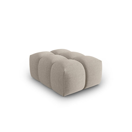 Cosmopolitan Design - Poef Verona structurele stof zand - 85x60x40cm