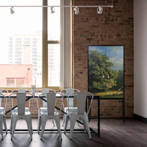 Kast dressoir met 2 deuren van MDF met bospatroon - vtwonen shop