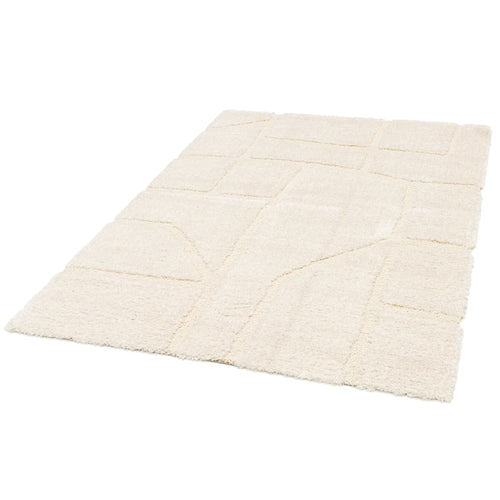 AFK Living vloerkleed Murmure - reliëfeffect - wit - 200 x 290 cm