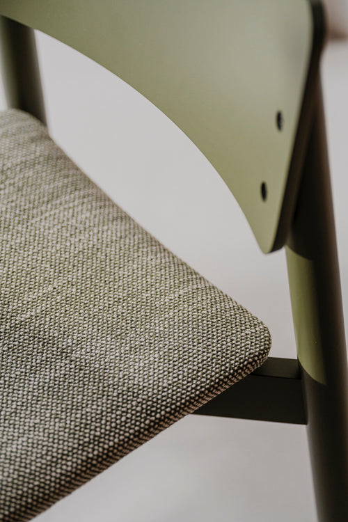 noo.ma WEM Gestoffeerde stoel - Forest Green - vtwonen shop