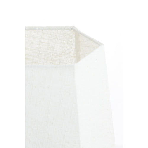 Light & Living tafellamp Musabo - wit - Ø25cm