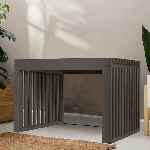 HOME DELUXE Houten bank LORA Zwart - 78 cm - vtwonen shop