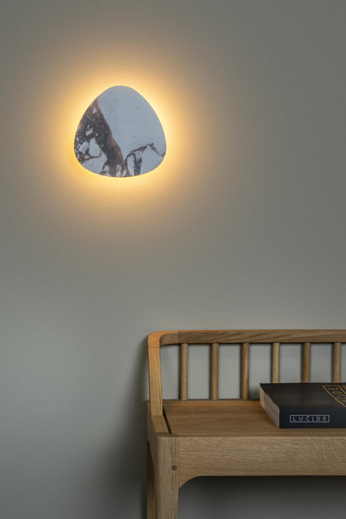 Lucide wandlamp KAMIEN - Geïntegreerde LED - Wit - vtwonen shop