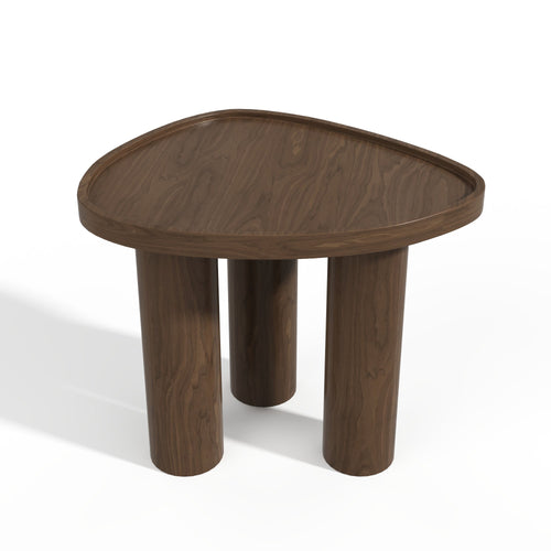 Premium Interiors - Bijzettafel LOEN - multiplex donker walnoot 54cm