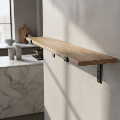 Raw materials wandplank Vintage mango - naturel - 80 cm
