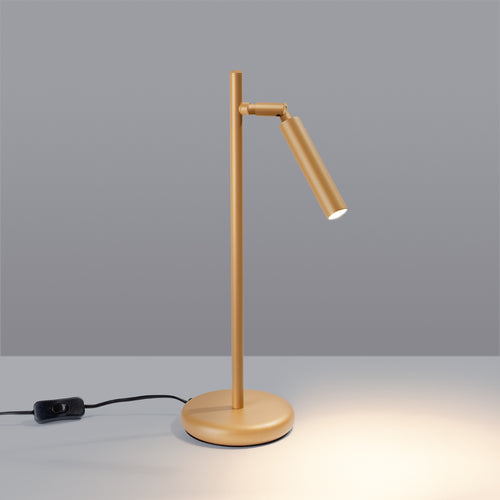 Sollux Lighting Tafellamp PASTELO goud - 14x20x43cm