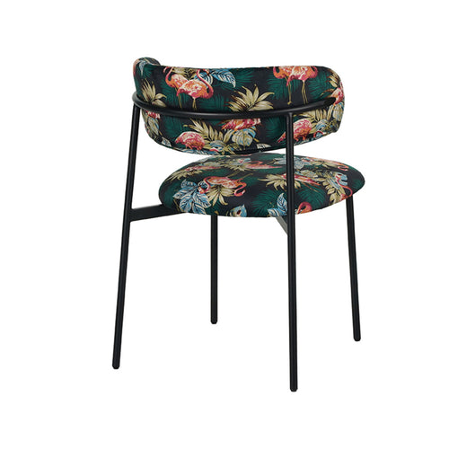 LABEL51 Eetkamerstoel Ferry - Multi Velvet - Zithoogte 48cm