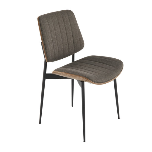 Signature - GISELLE Set van 2 stoelen - Taupe - 56x48,5x82,5 cm