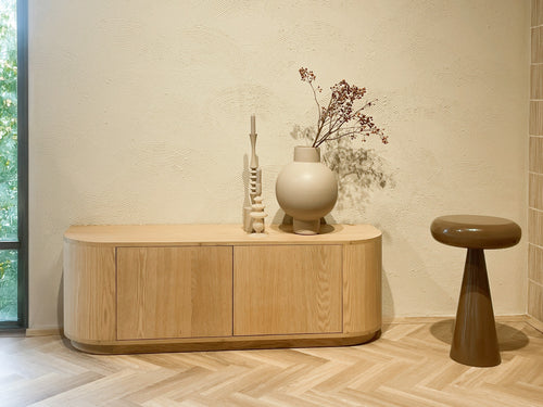 Brix bijzettafel Sam - bruin - 36x36x57