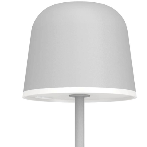 EGLO tafellamp Mannera - aanraakdimmer - draadloos - 34 cm - grijs