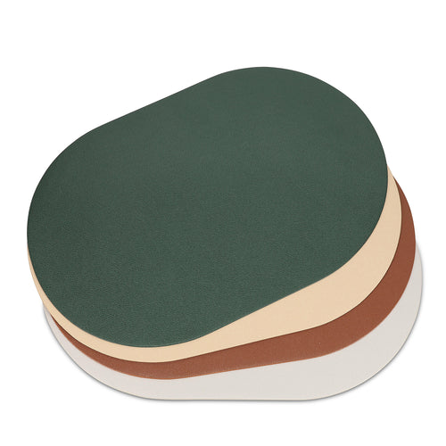 Salt & Pepper - Placemat 45x30cm ovaal beige Tabletop - Set van 4
