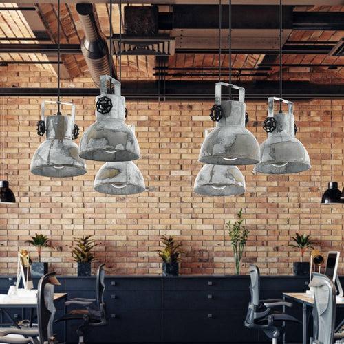 EGLO hanglamp Barnstaple - e27 - ø 50 cm - zwart/bruin - vtwonen shop