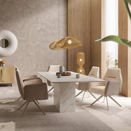 Kare Design Draaistoel met armleuningen Liverpool beige - vtwonen shop