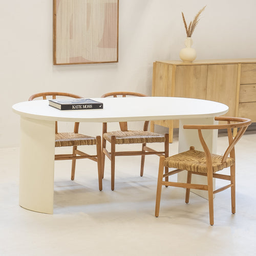 Giga Meubel Eettafel Demy - Ovaal - MDF - 180cm - vtwonen shop