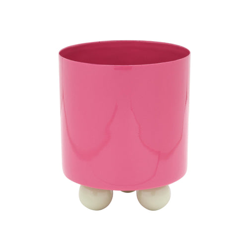 Present Time bloempot Double Funky Small - roze - Ø16cm - vtwonen shop