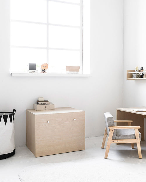 Petite Amélie Houten speelgoedkist kinderkamer naturel - MDF - naturel