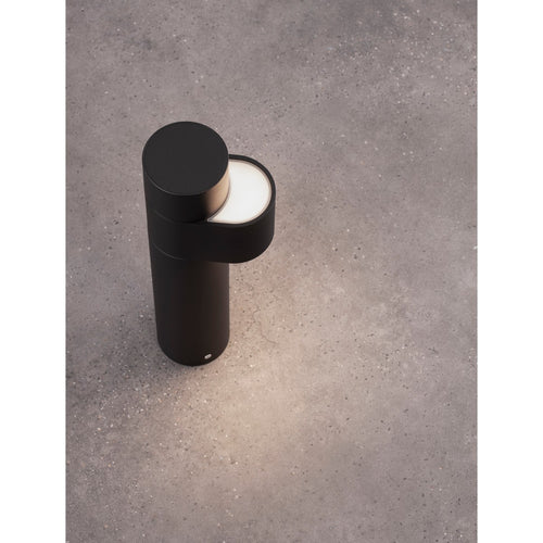 Merano Halifax Sokkellamp voor buiten zwart aluminium LED 7,6W 460Lm 3000K IP54