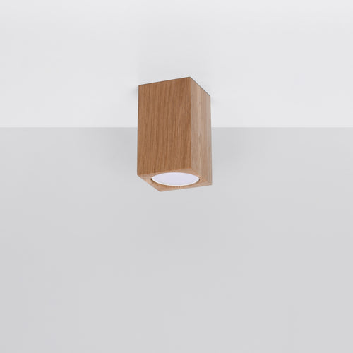 Sollux Lighting Plafondlamp KEKE 10 eik - 6x6x10cm