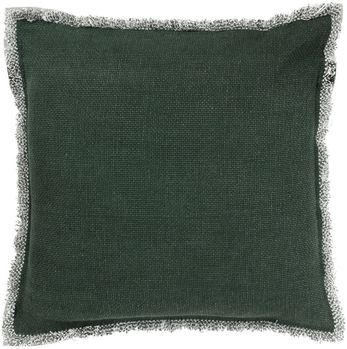 BURTO - kussenhoes 45x45 cm - gewassen katoen - Mountain View - groen