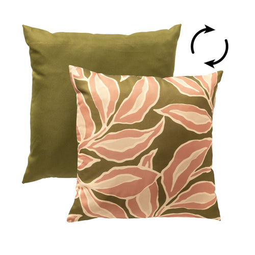 KUSSENSET - 3-delig - Elara Striped - 45x45 cm, 30x50 cm - inclusief binnenkussens - roze, groen, beige