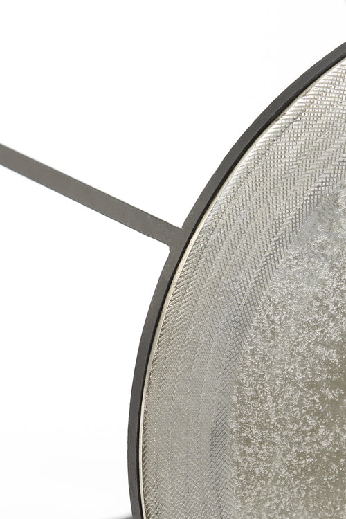 Light & Living bijzettafel TALCA - Ø49x52cm - zilver - Set van 2