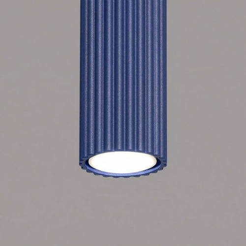 Sollux Lighting Plafondlamp KARBON 40 ultramarijn - 6,5x6,5x40cm