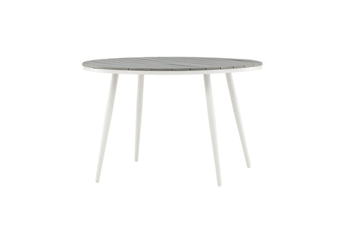 Rebellenclub Ronde Tuintafel Solis - ø120cm - Wit Grijs - vtwonen shop