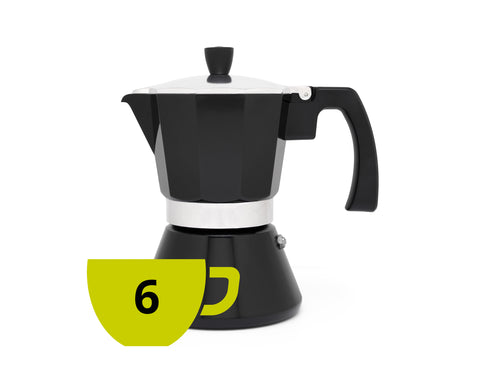 Leopold Vienna - Espressomaker Tivoli - 6-kops - Zwart - vtwonen shop