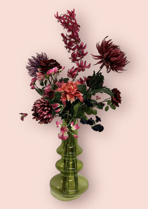 My Flowers.shop Paars roze zijden bloemen boeket Hot Pink Rebel | Per boeket - vtwonen shop