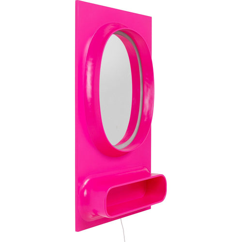 Kare Design Spiegel Aero LED 141x80cm roze