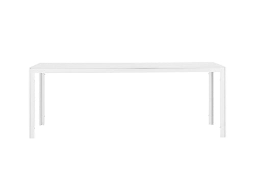 Rebellenclub Rechthoekige Tuintafel Solis - 205 x 90cm - Wit - vtwonen shop