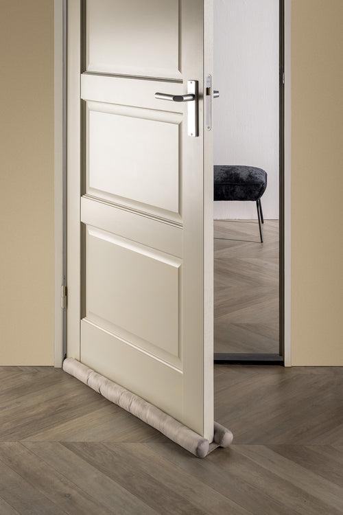 TITO - tochtrol 80x16x5 cm - dubbele tochtstopper - Pumice Stone - beige - vtwonen shop