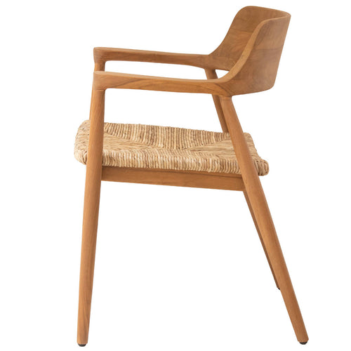 DÉJA Living Eetkamerstoel Lev - Naturel Hout - Set van 2