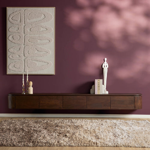 Starfurn Tv-meubel Excellent - Bruin Hout - 280x35x30cm